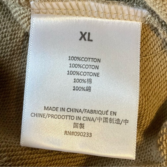 Fear of God Essentials 77 Women's 3/4 Sleeve Hoodie Oak Size XL - Picture 8 of 11